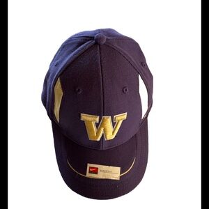Nike Purple Cap with Gold W Logo
